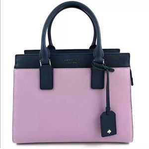Kate Spade Lilac Colorblock Cameron Med Satchel